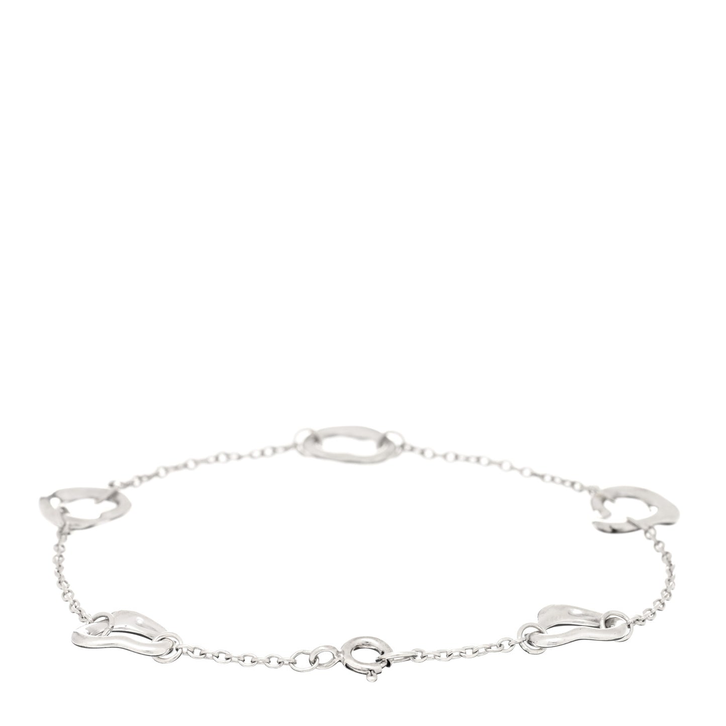 Sterling Silver Elsa Peretti Open Heart Bracelet