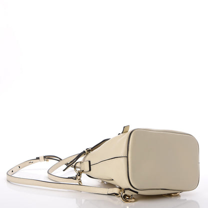 Chloe Suede Calfskin Mini Faye Backpack Off White 4 of 7