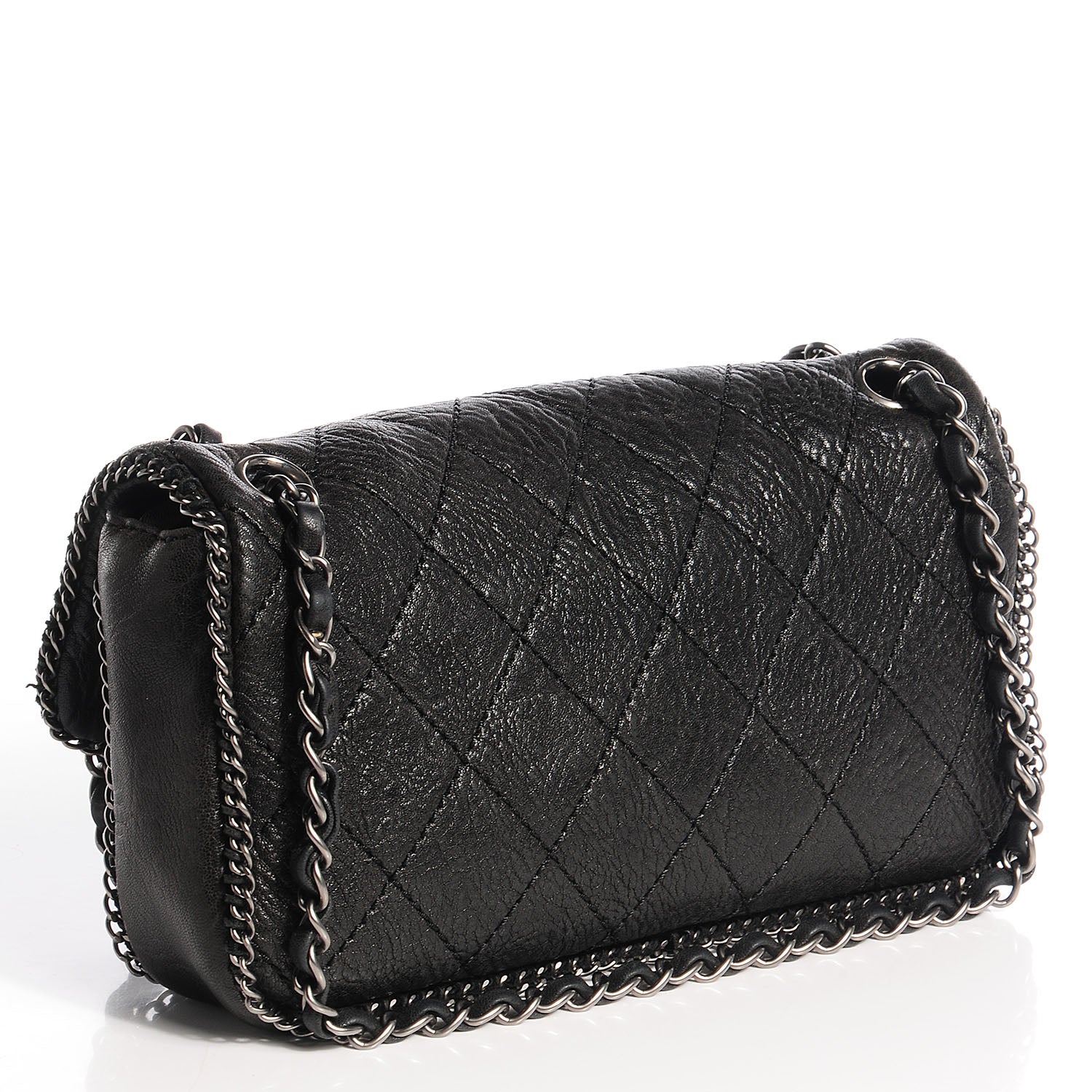 Chanel Leather Leo Lion Medium Flap Black 3 of 7