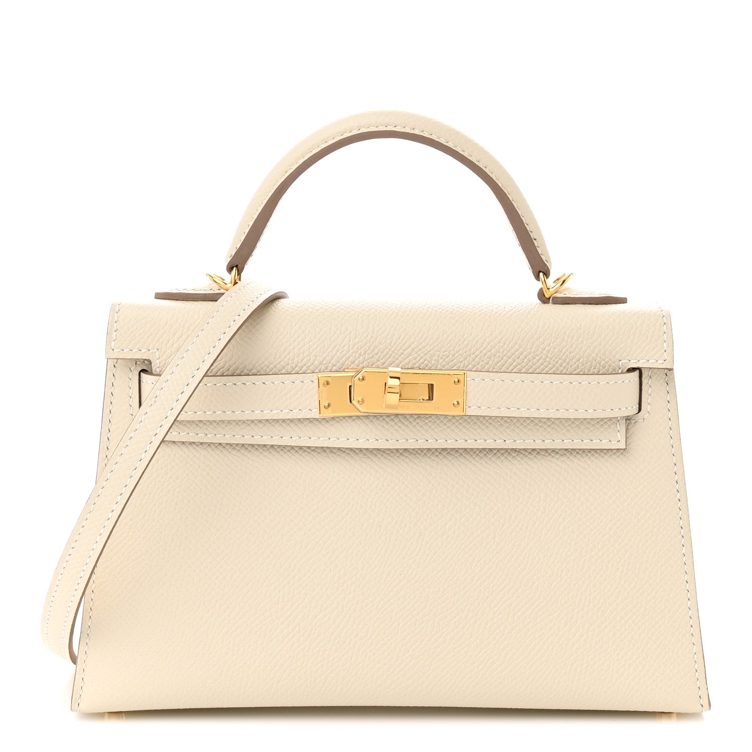 Hermes Epsom Mini Kelly Sellier 20 Craie 1 of 10