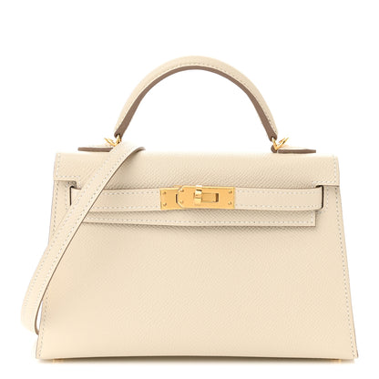 Hermes Epsom Mini Kelly Sellier 20 Craie 1 of 10