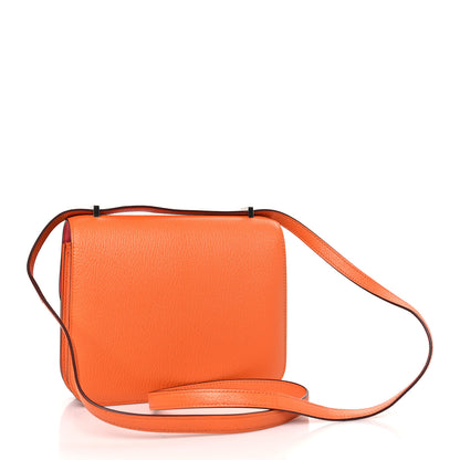 Hermes Chevre Mysore Verso Constance 18 Orange Rose Lipstick 3 of 10