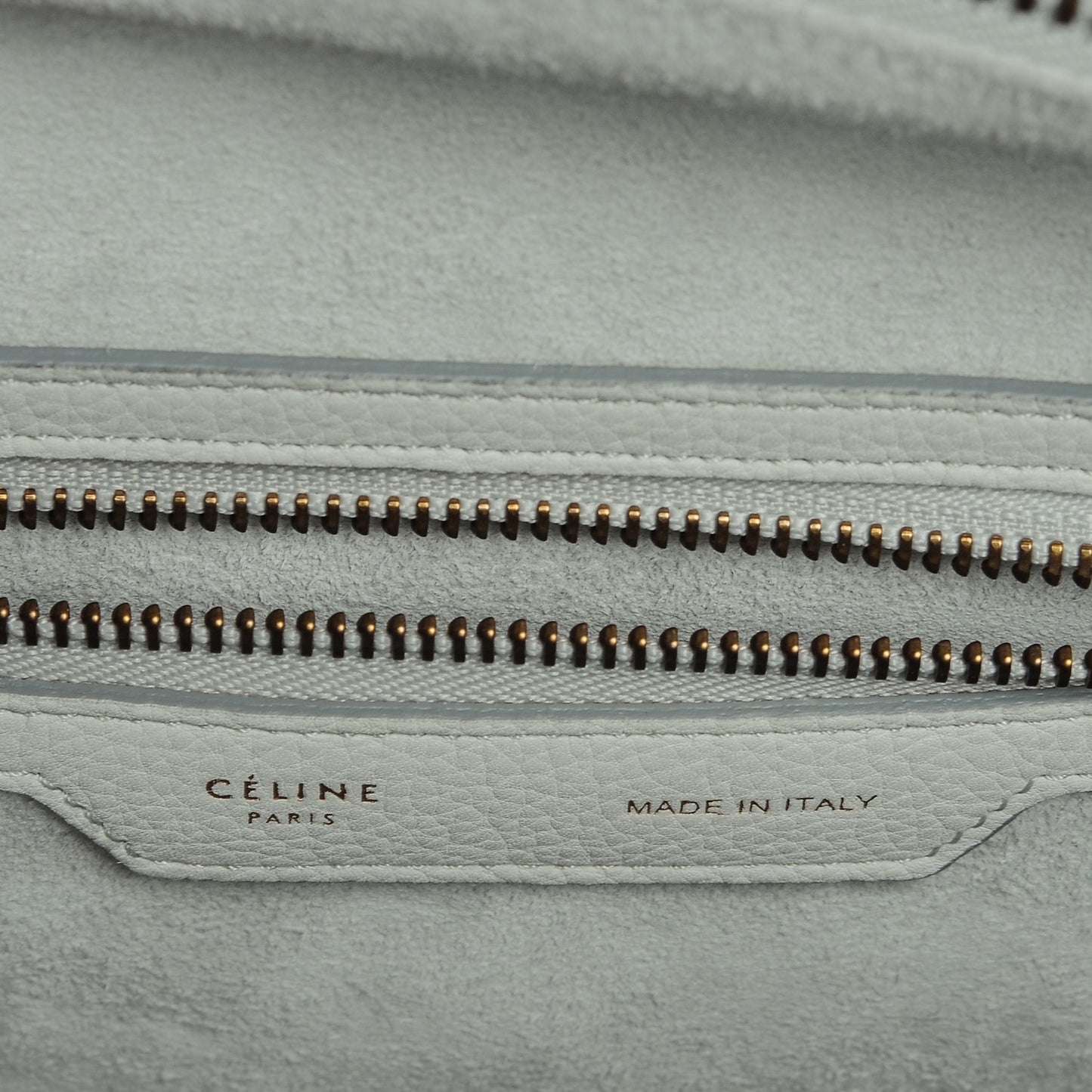 Drummed Calfskin Micro Luggage Jade