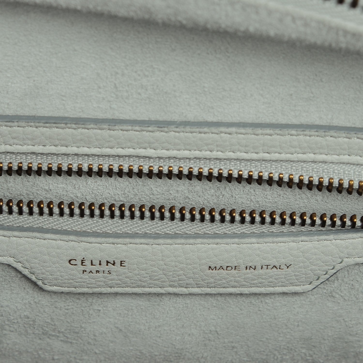Celine Drummed Calfskin Micro Luggage Jade 6 of 6