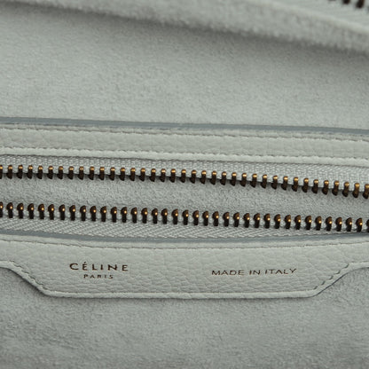 Celine Drummed Calfskin Micro Luggage Jade 6 of 6