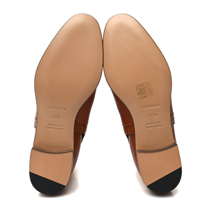 Hermes Calfskin Neo Low Boots 37.5 Natural 5 of 8