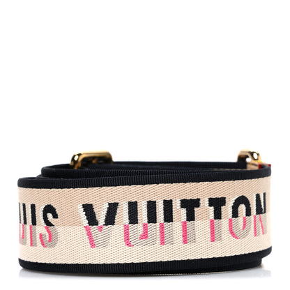 Louis Vuitton Jacquard Speedy Bandouliere 20 Shoulder Strap Black 2 of 3