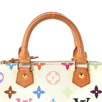 Louis Vuitton Monogram Multicolor Mini Sac HL Speedy White 9 of 12