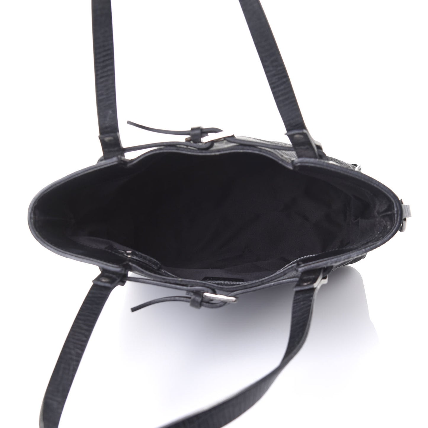 Monogram Small Bucket Tote Black