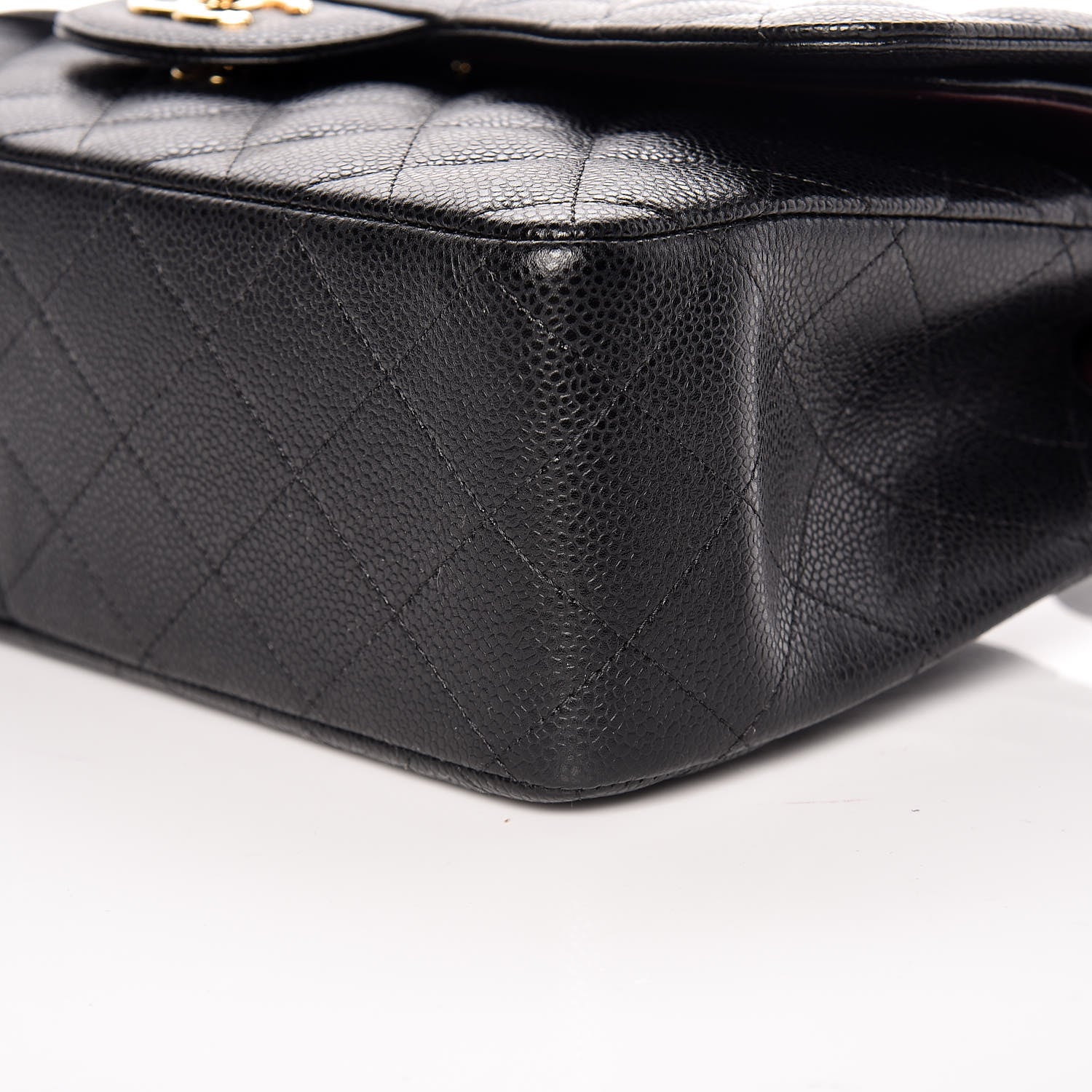 Chanel Caviar Quilted Jumbo Double Flap Black 6 of 10