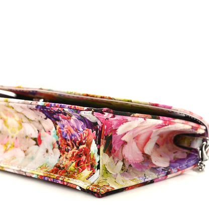 Christian Louboutin Crepe Satin Blooming Loubi54 Crossbody Clutch Multicolor 9 of 11
