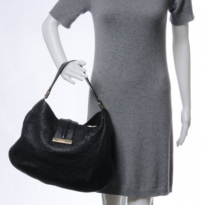 Gucci Guccissima New Ladies Web Large Hobo Black 2 of 8