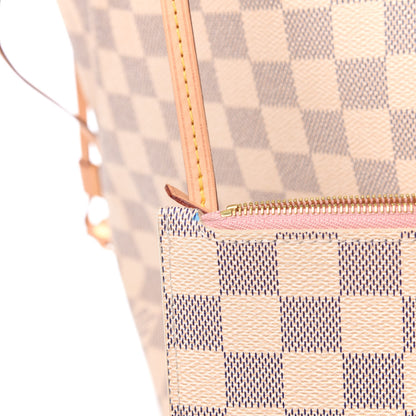 Louis Vuitton Damier Azur Neo Neverfull GM Rose Ballerine 13 of 14