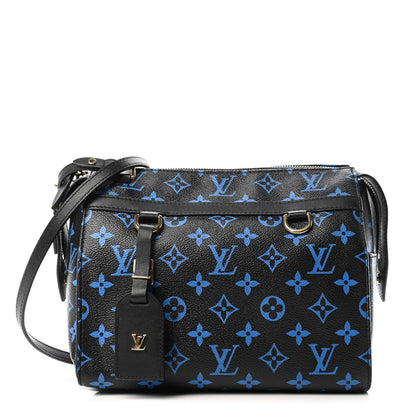 Louis Vuitton Colored Monogram Speedy Amazon PM Blue Black 1 of 4