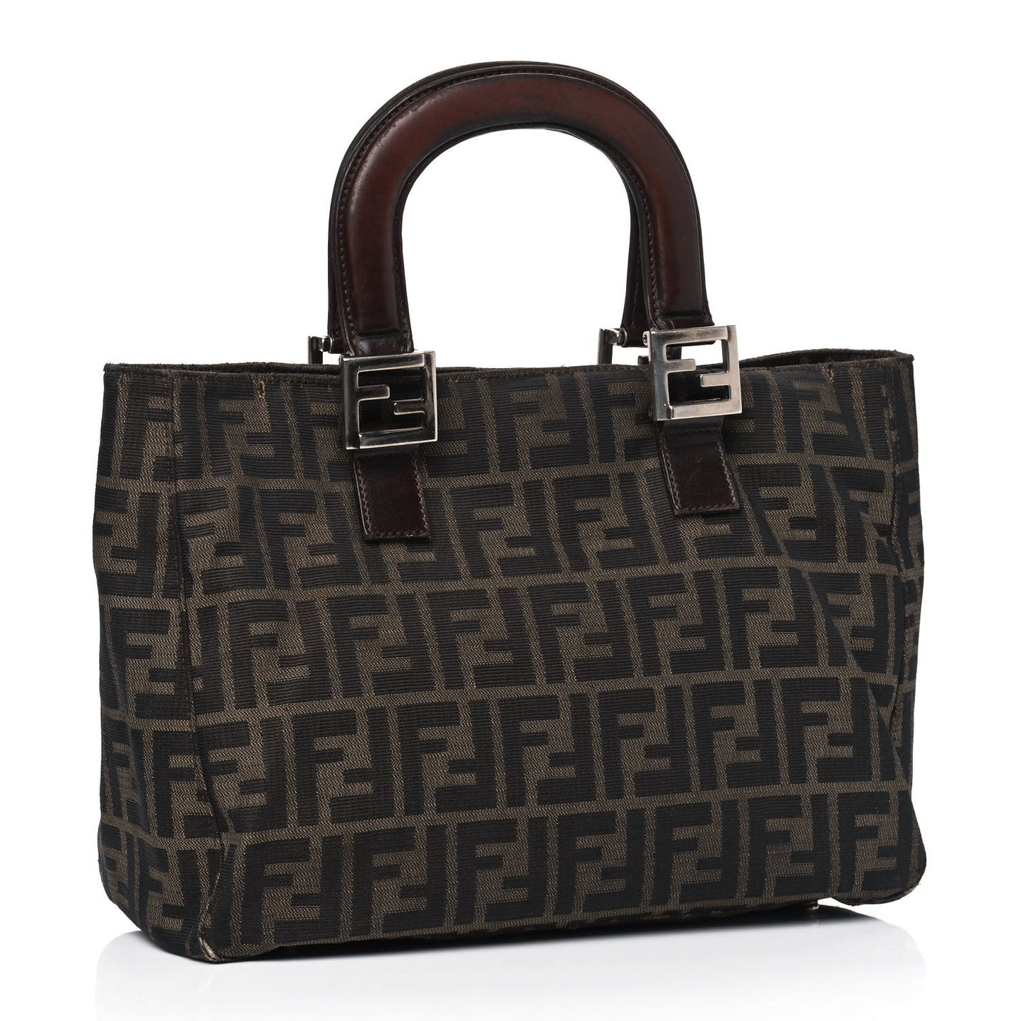 Zucca Top Handle Tote Tobacco