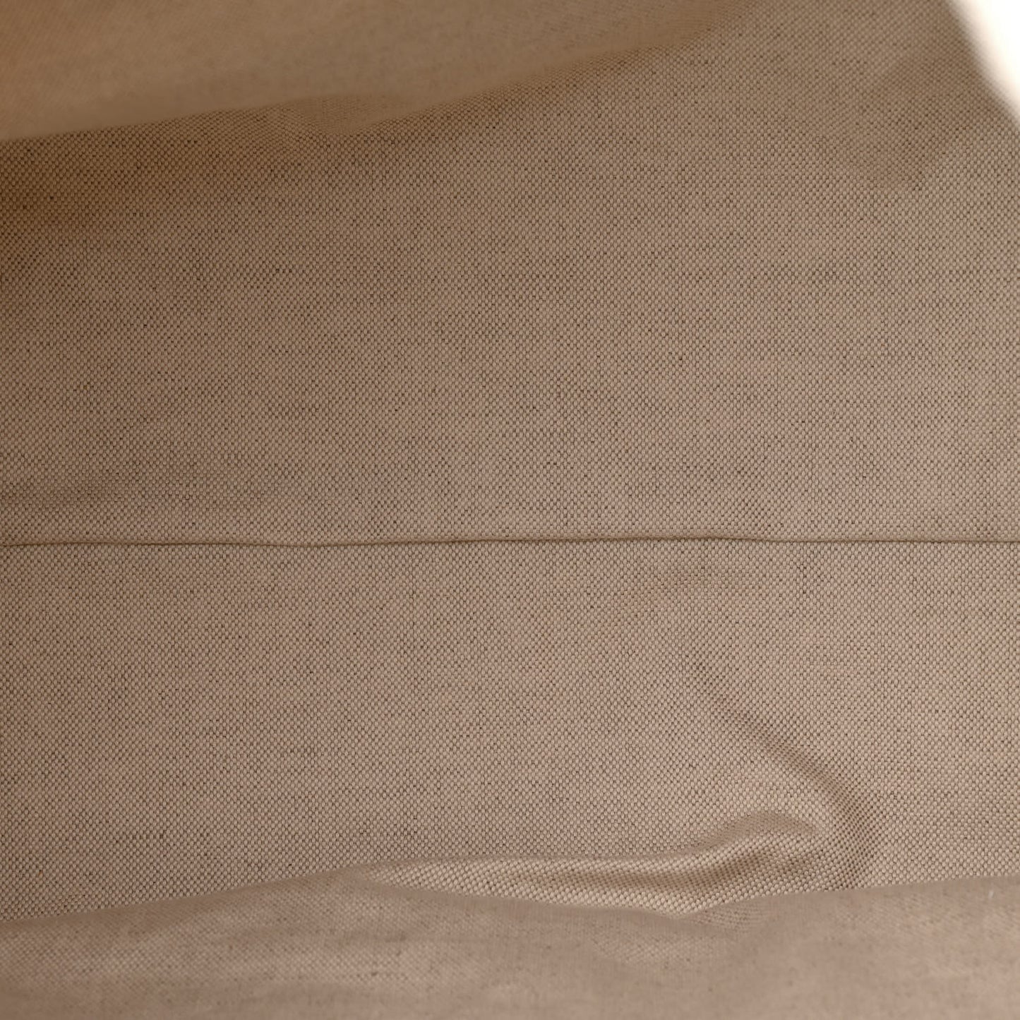 Canvas Logo Embossed Ophidia Tote Beige