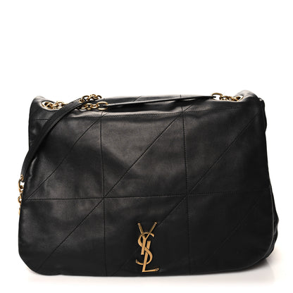 Saint Laurent Lambskin Matelasse Monogram Large Jamie 4.3 Black 1 of 10