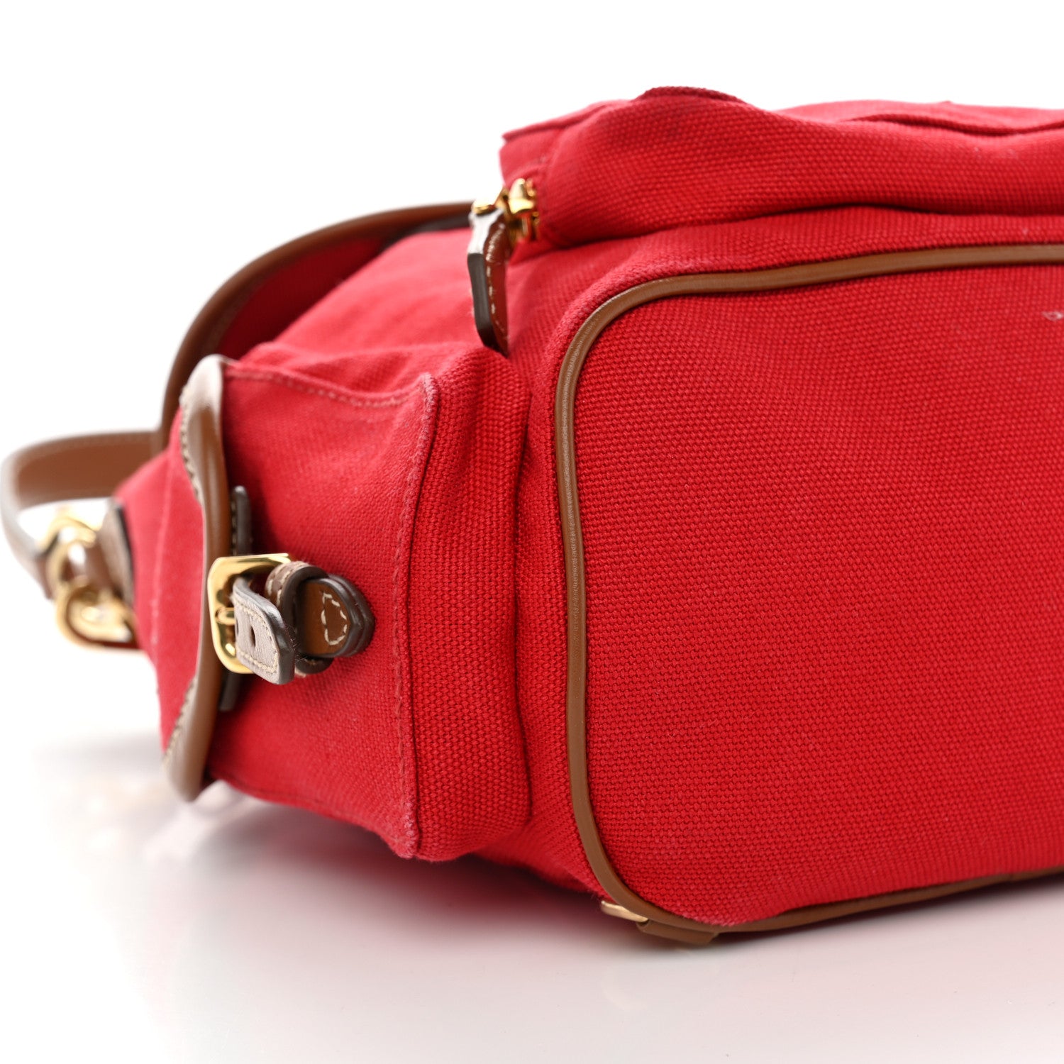 Miu Miu Canapa Soft Calfskin Mini Backpack Rosso Brandy 8 of 12