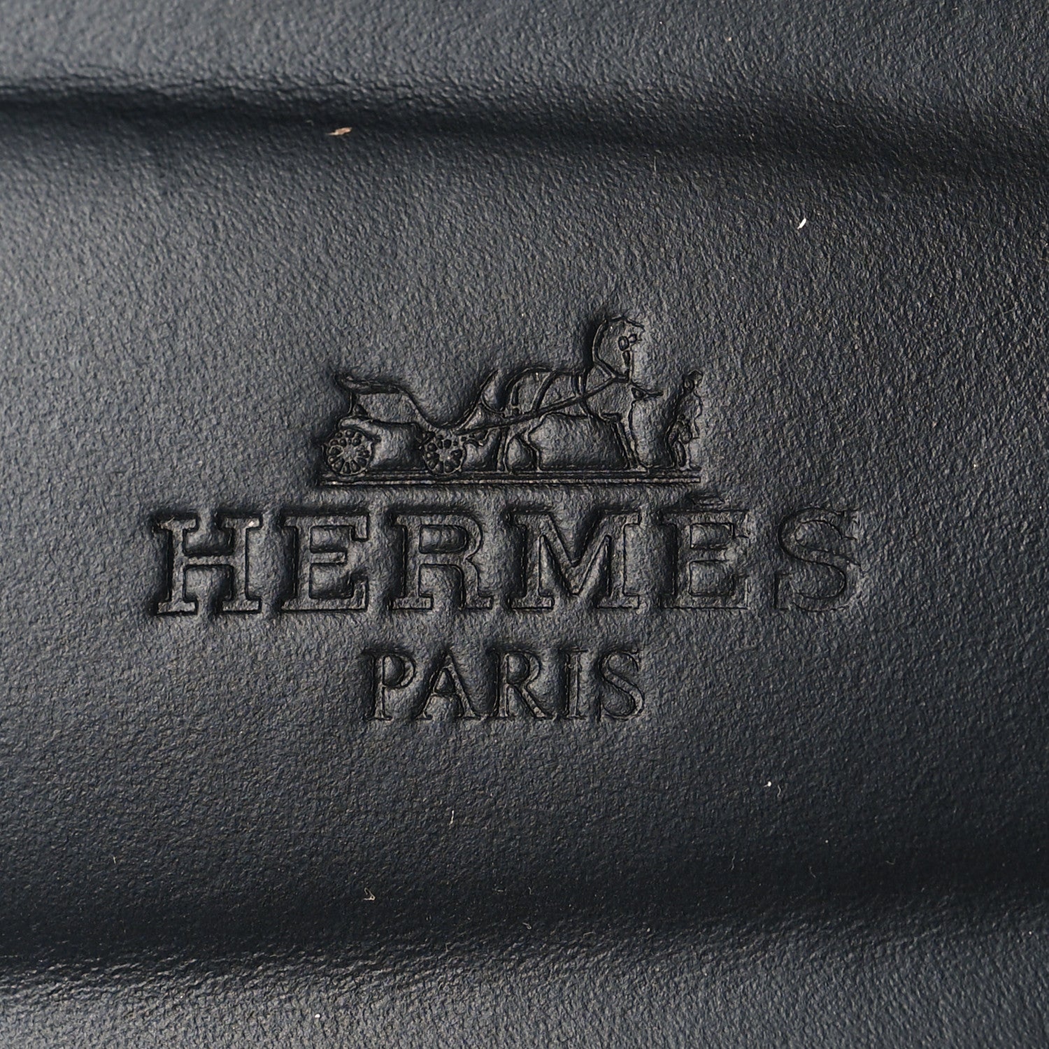 Hermes Box Calfskin Oran Sandals 37 Black 9 of 9