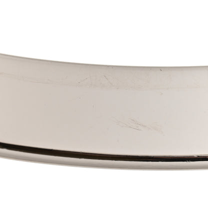 Louis Vuitton Brass Palladium Plated Nanogram Cuff M Silver 7 of 8