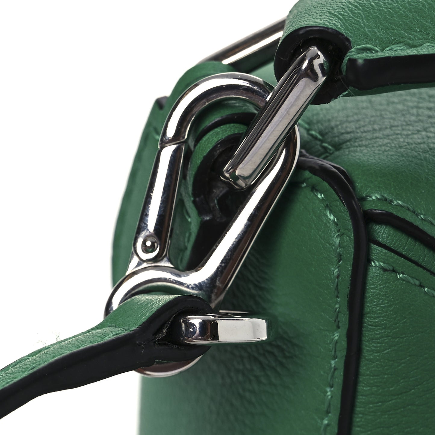 Calfskin Mini Puzzle Bag Jungle Green