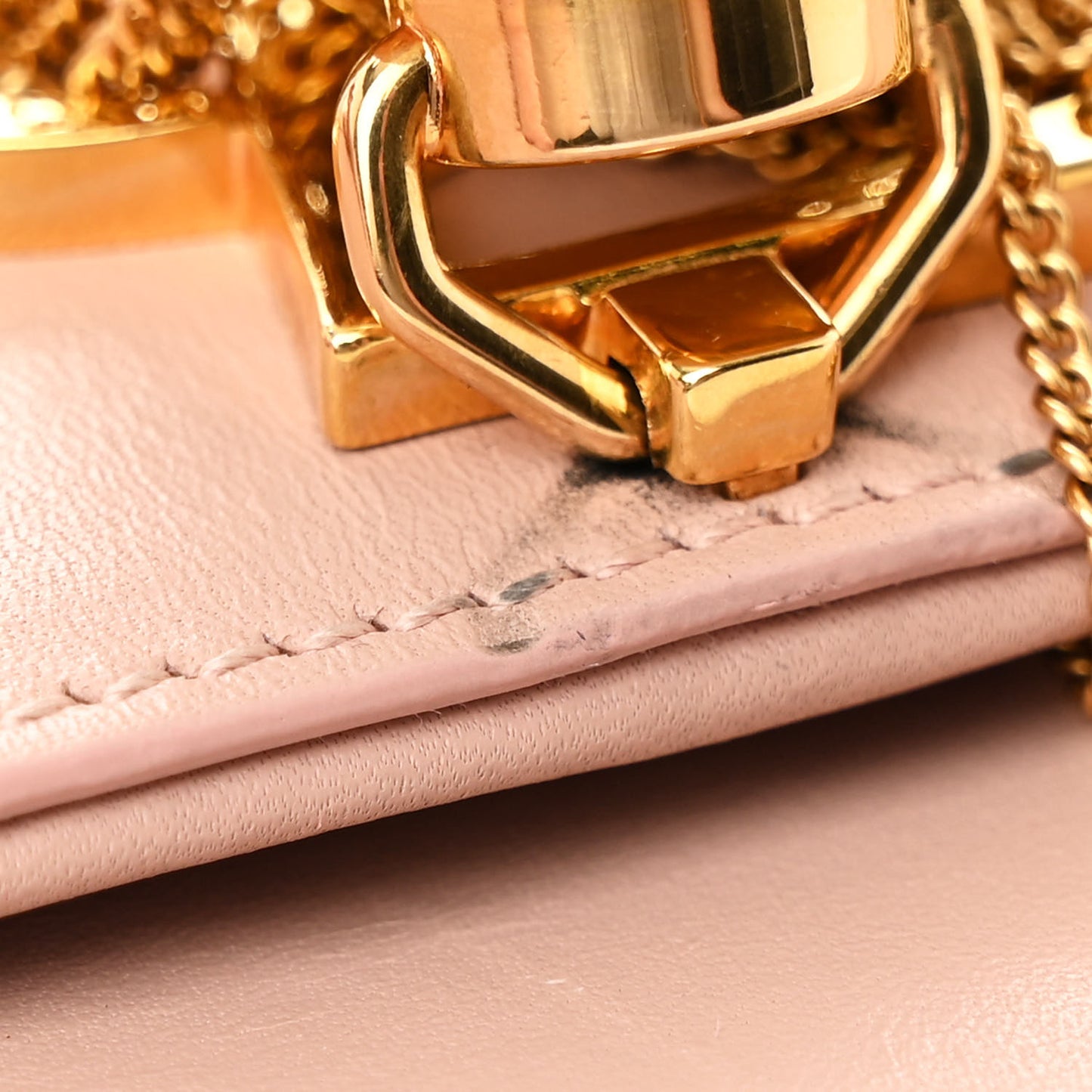 Smooth Calfskin Medium Classic Monogram Kate Tassel Satchel Pink