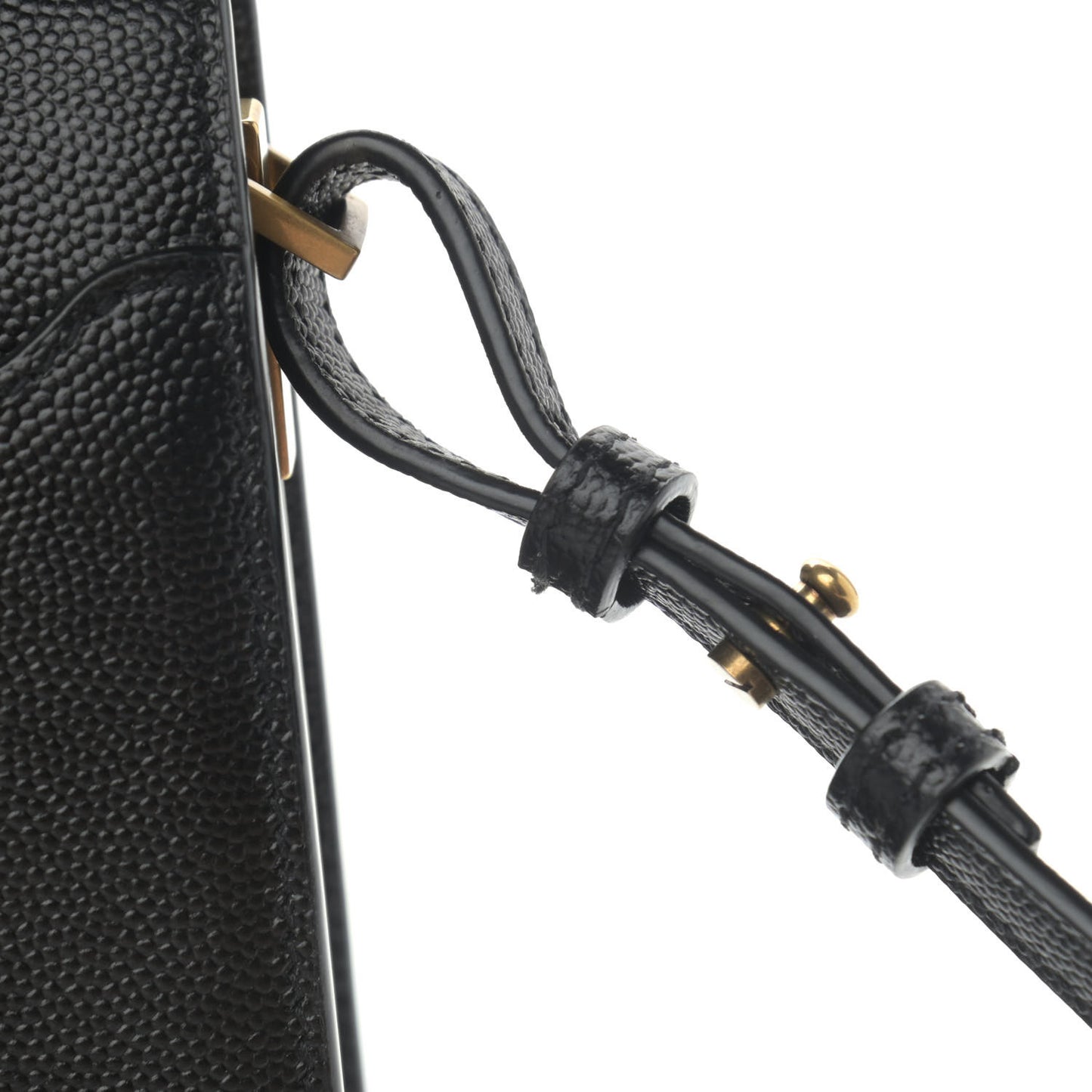 Grain de Poudre Mini Classic Monogram Cassandra Top Handle Black