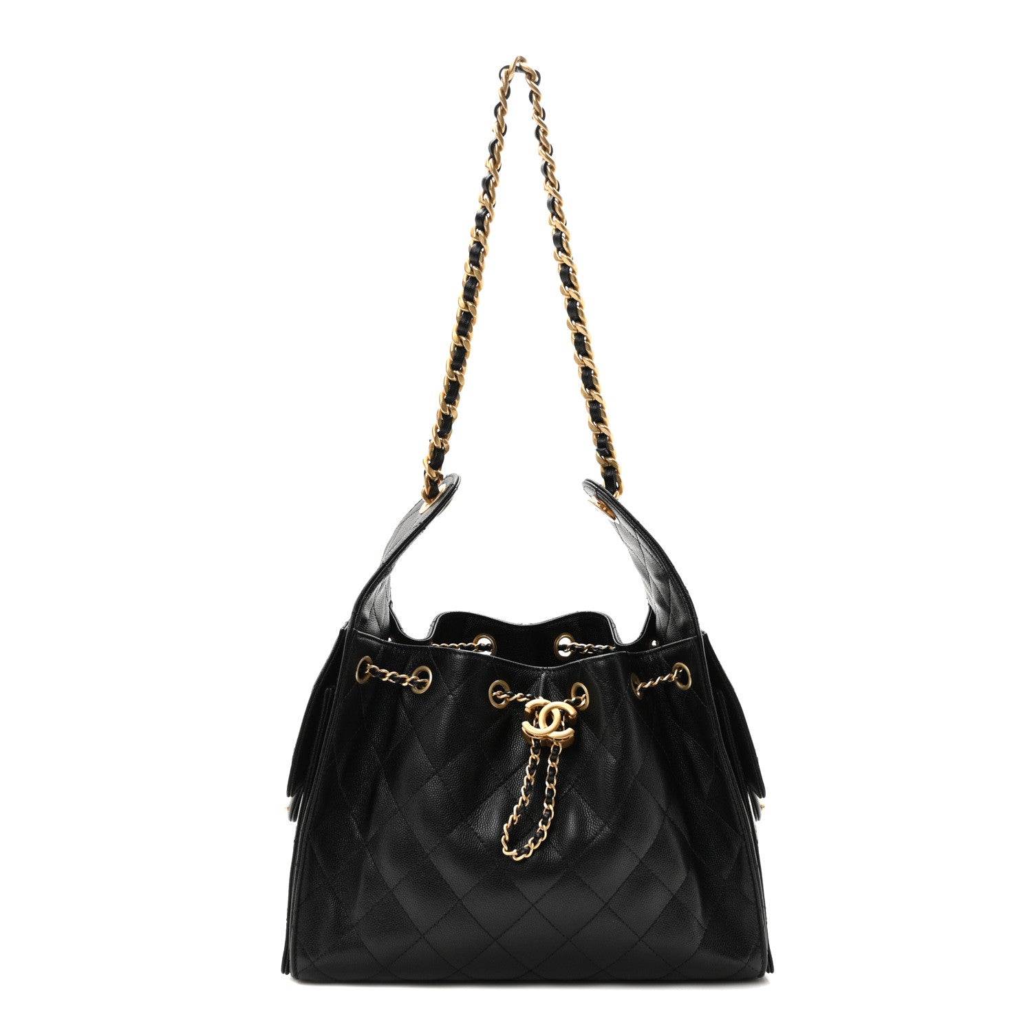 Chanel Caviar Quilted Small Chanel 25 Handbag Black 1 of 10