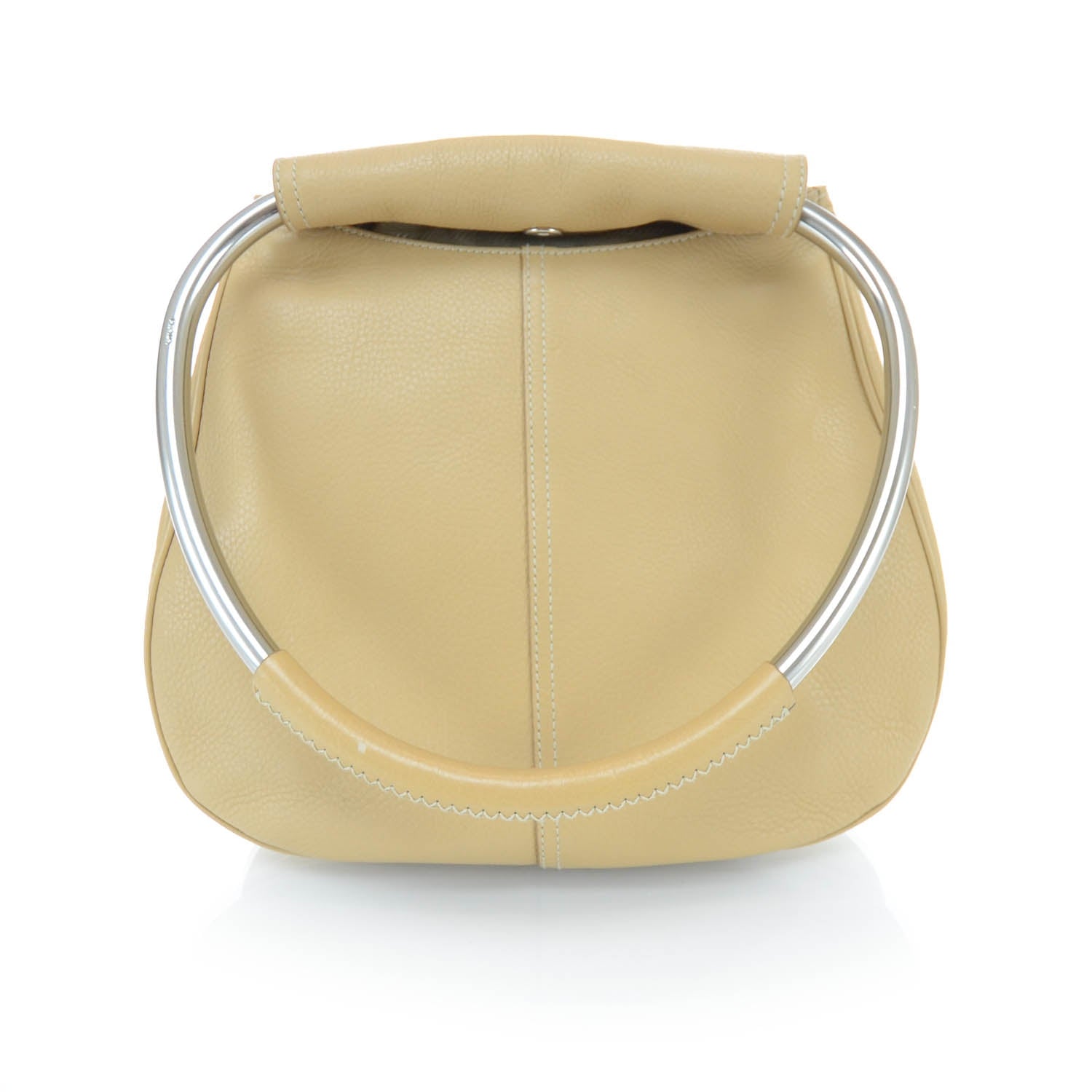 Prada Vitello Metal Handle Shoulder Bag 3 of 10
