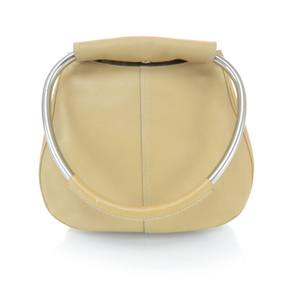 Prada Vitello Metal Handle Shoulder Bag 3 of 10