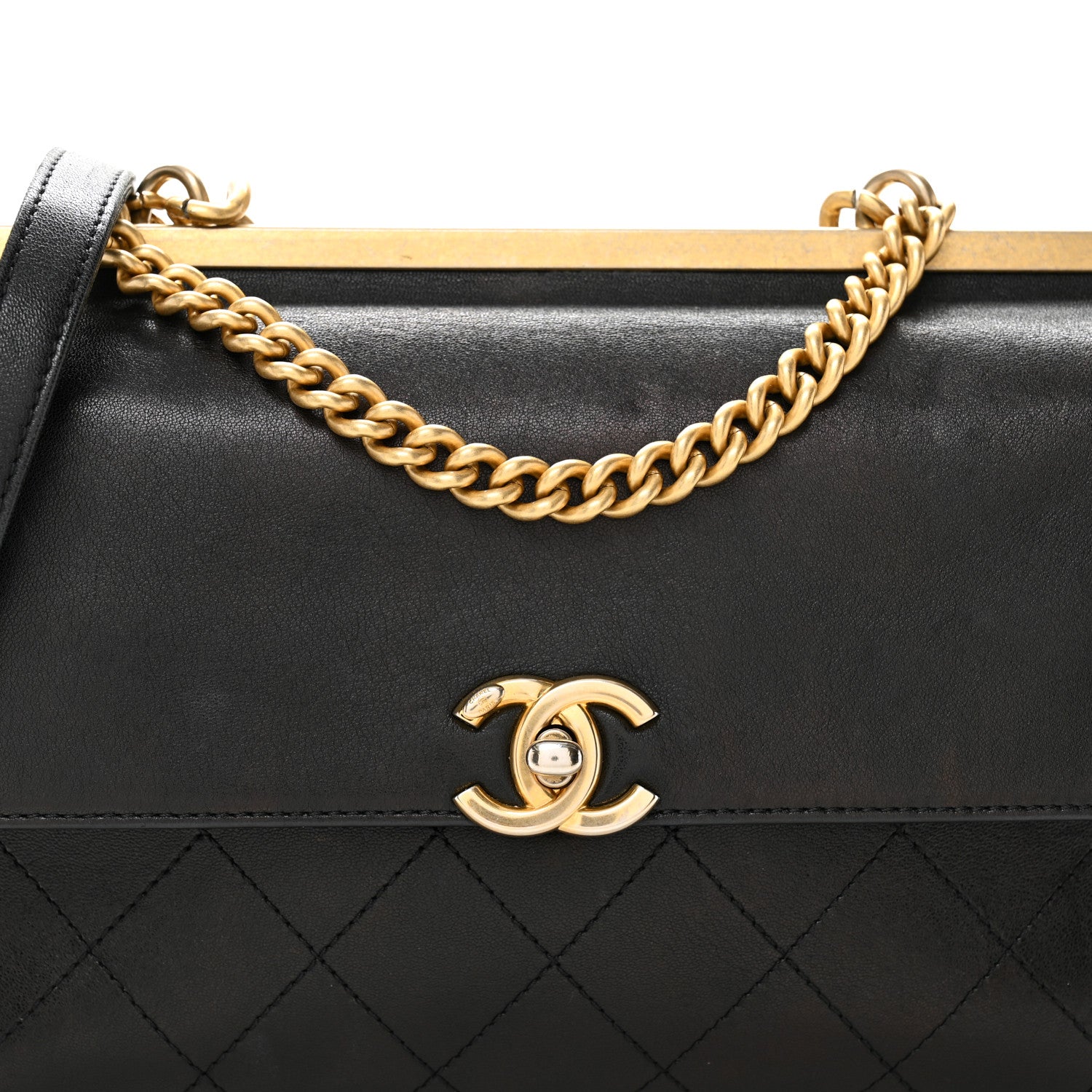 Chanel Lambskin Stitched Coco Luxe Small Flap Black 8 of 12