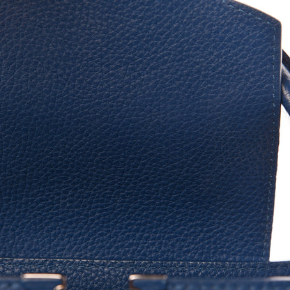 Louis Vuitton Taurillon Capucines PM Petrole Blue 11 of 14