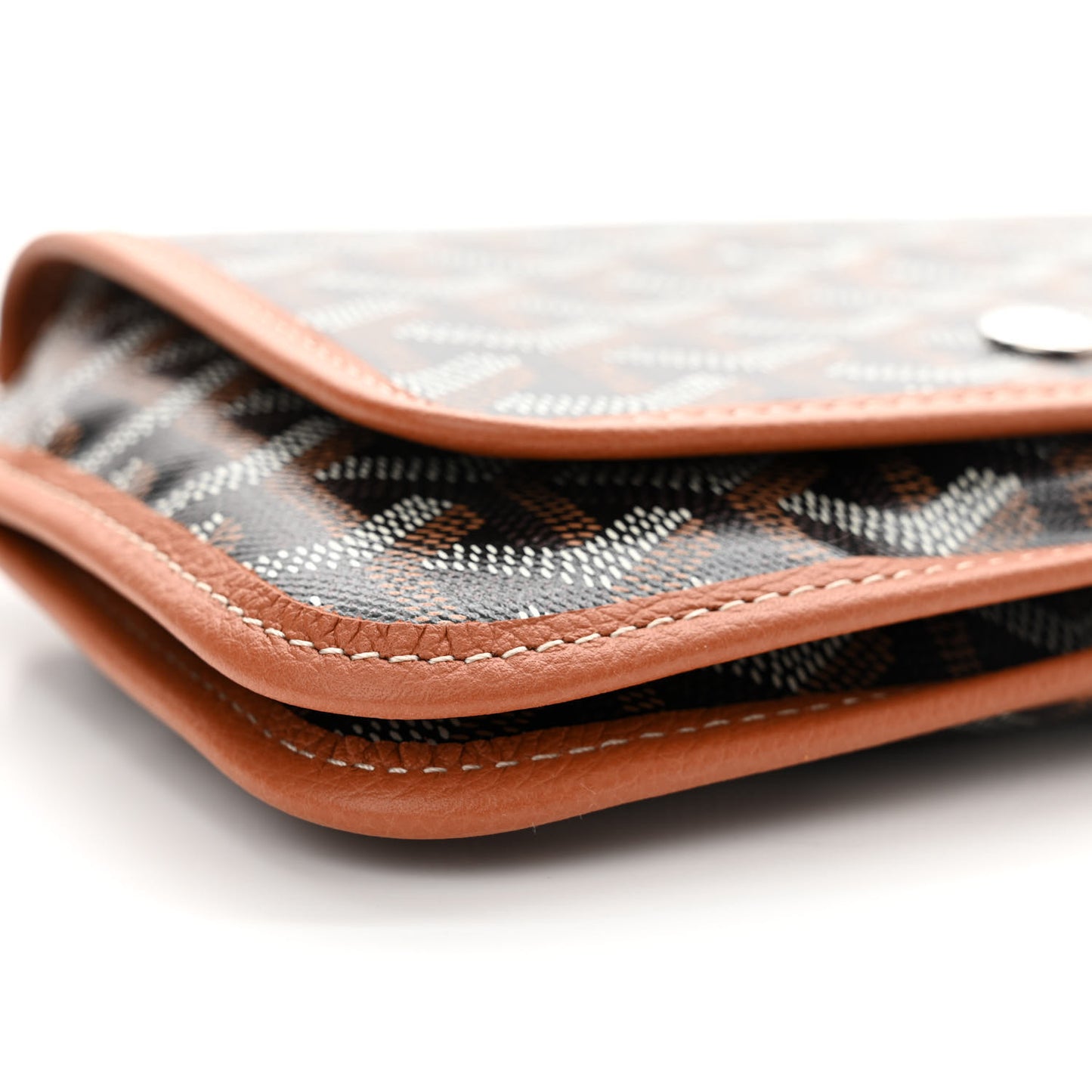 Goyardine Plumet Wallet Clutch Black Gold