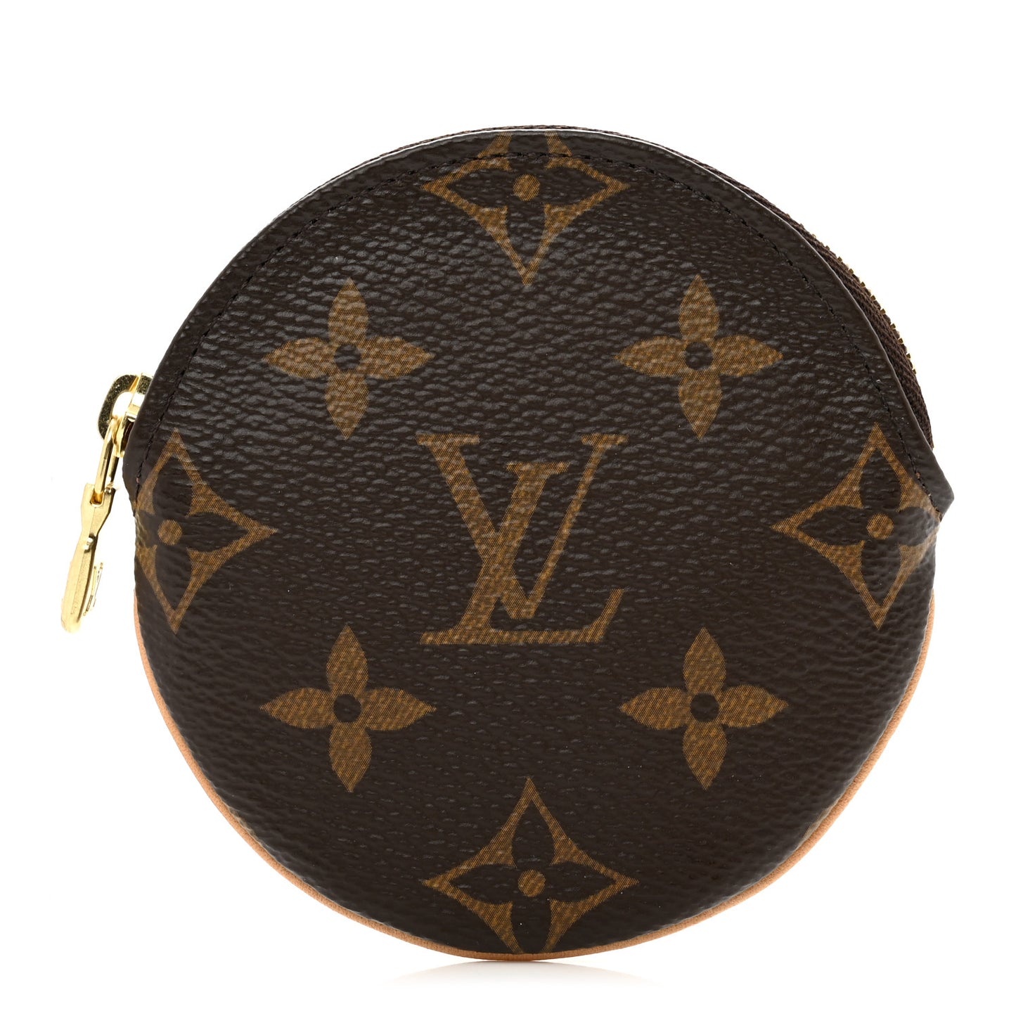 Monogram Round Coin Purse