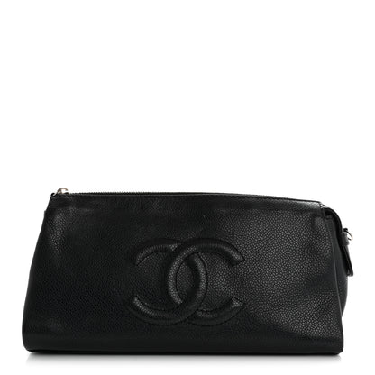 Chanel Caviar Ultimate Soft Pochette Black 1 of 11