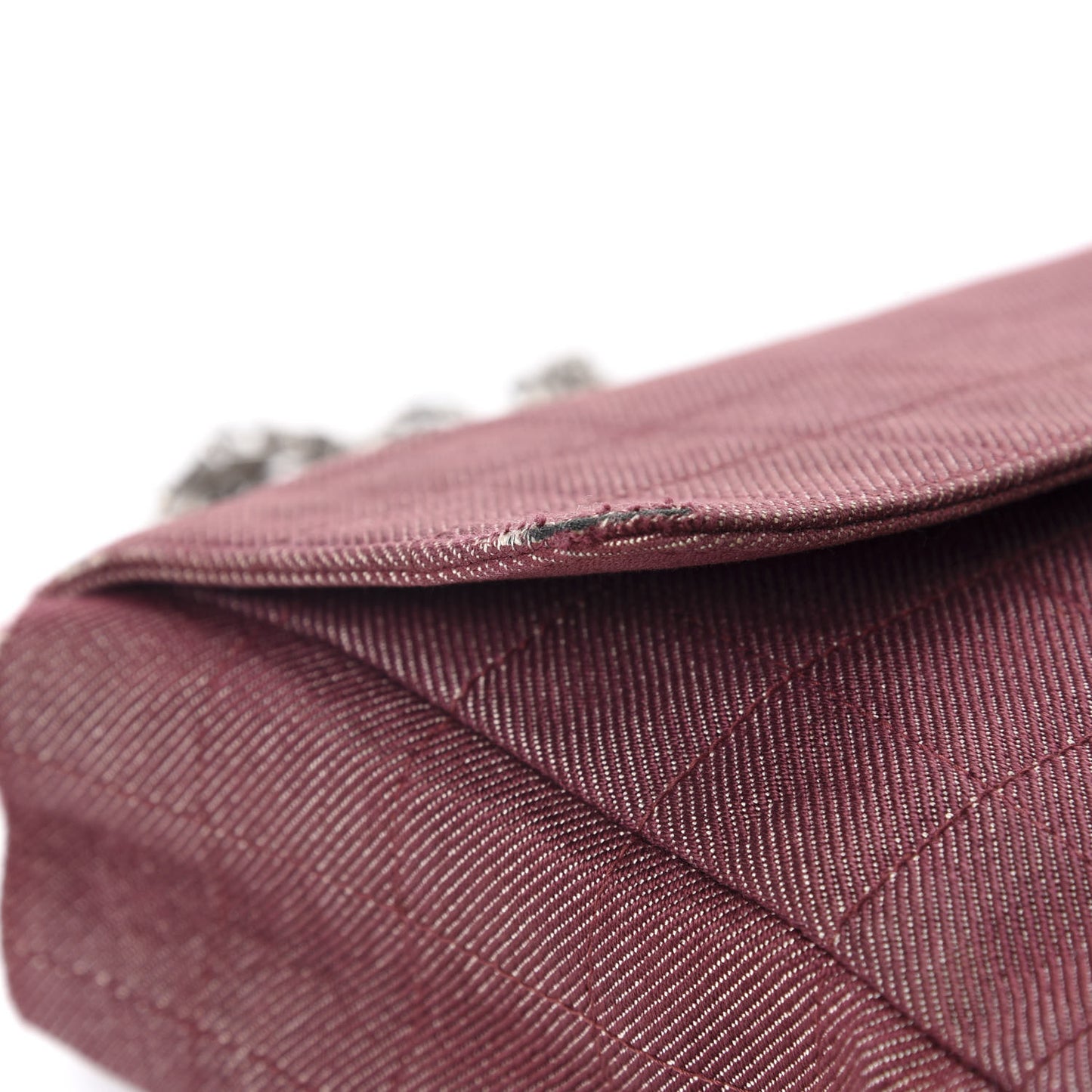 Canvas Chocolate Bar Reissue Single Flap Dark Red