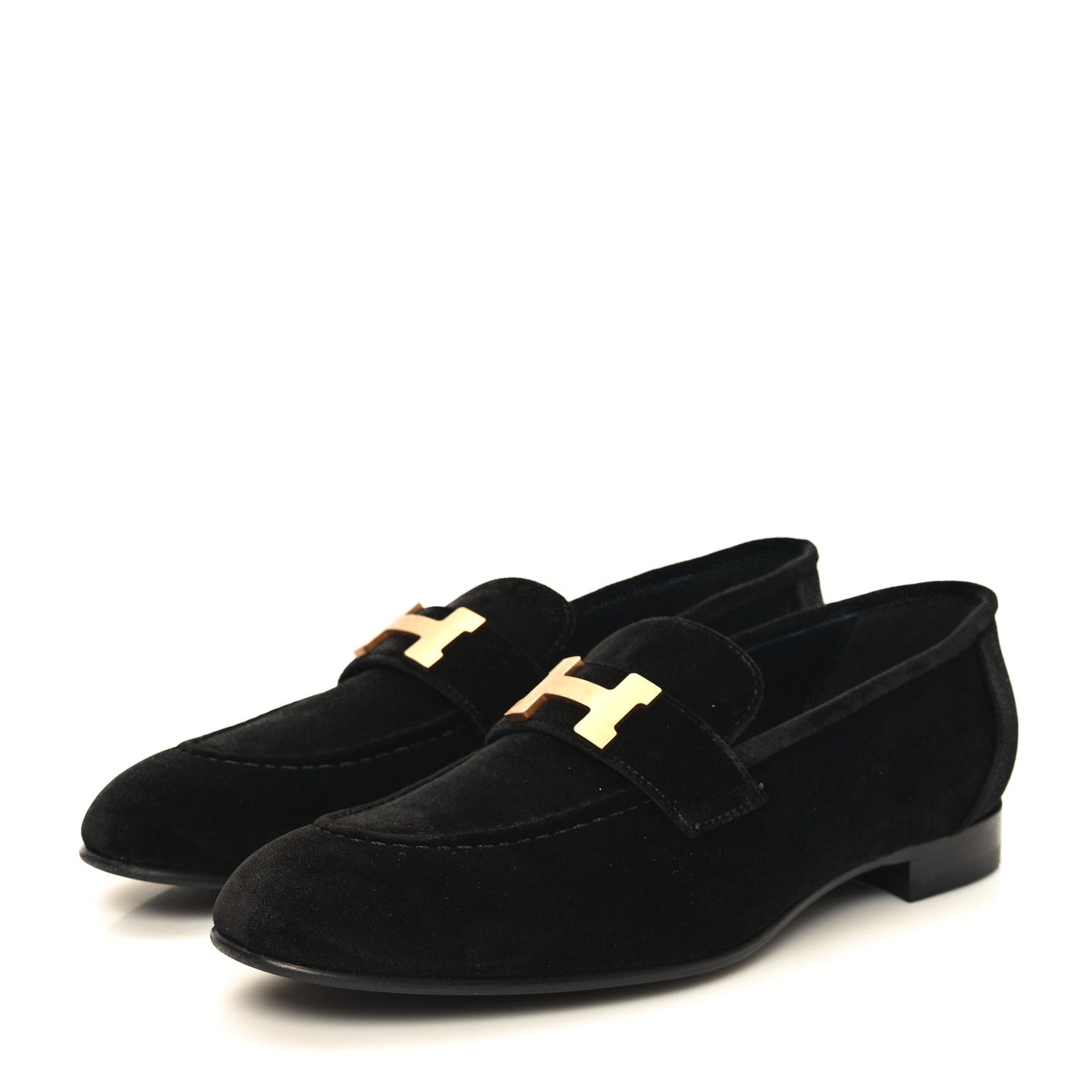 Velvet Womens Paris Loafers 39 Black