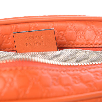 Gucci Soft Microguccissima Mini Bree Messenger Bag Sun Orange 7 of 10