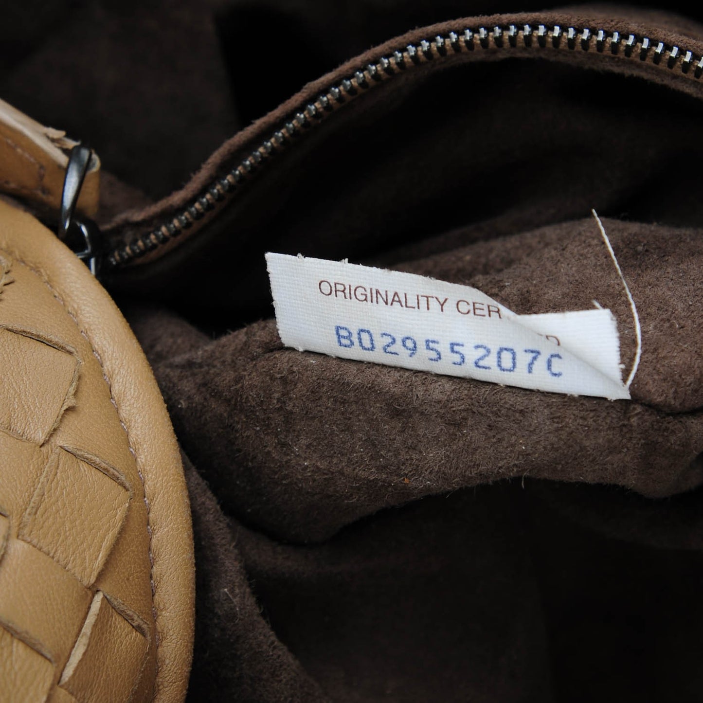 Nappa Intrecciato Medium Seamless Tote Noce