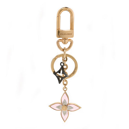 Louis Vuitton Monogram Blooming Flowers BB Bag Charm Key Holder Dore 1 of 3
