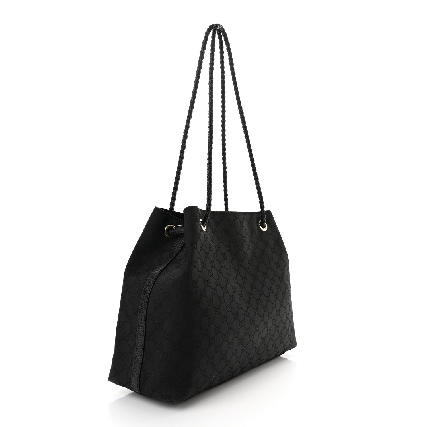Gucci Nylon Monogram Gifford Tote Black 3 of 12