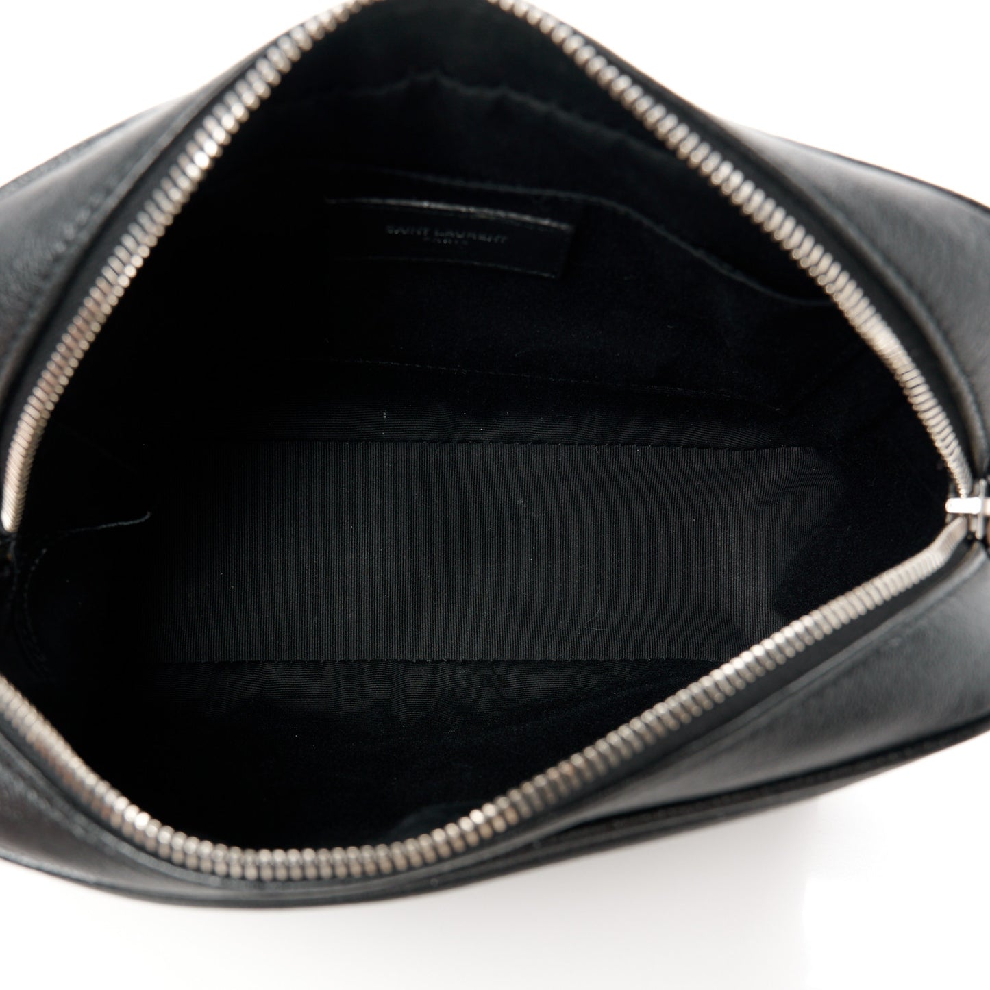 Lambskin Monogram Small Lou Camera Bag Black