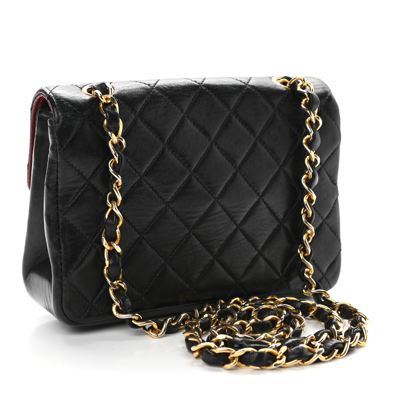 Chanel Lambskin Quilted Small Single Flap Black 3 of 10