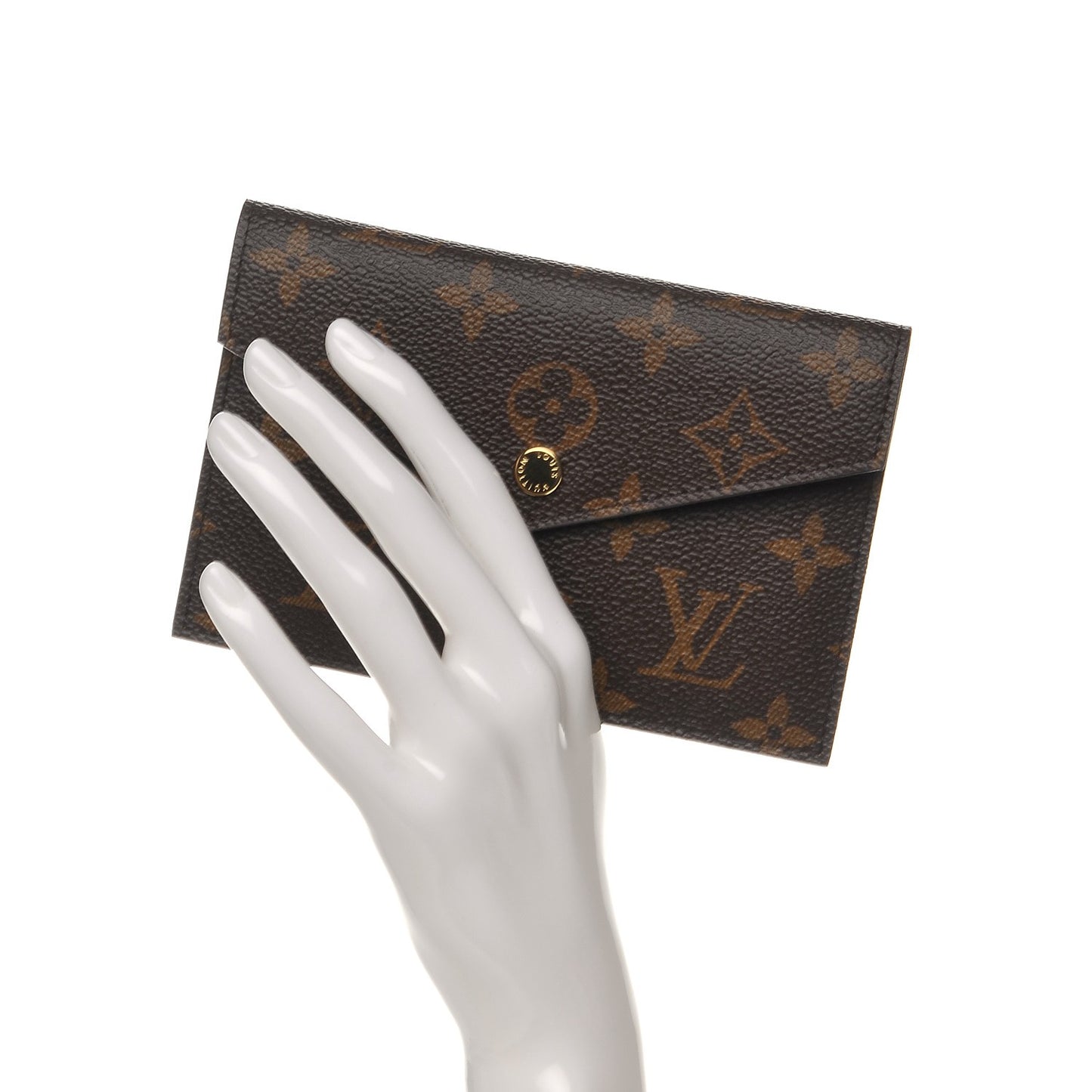 Monogram Daily Organizer Envelope Insert Red