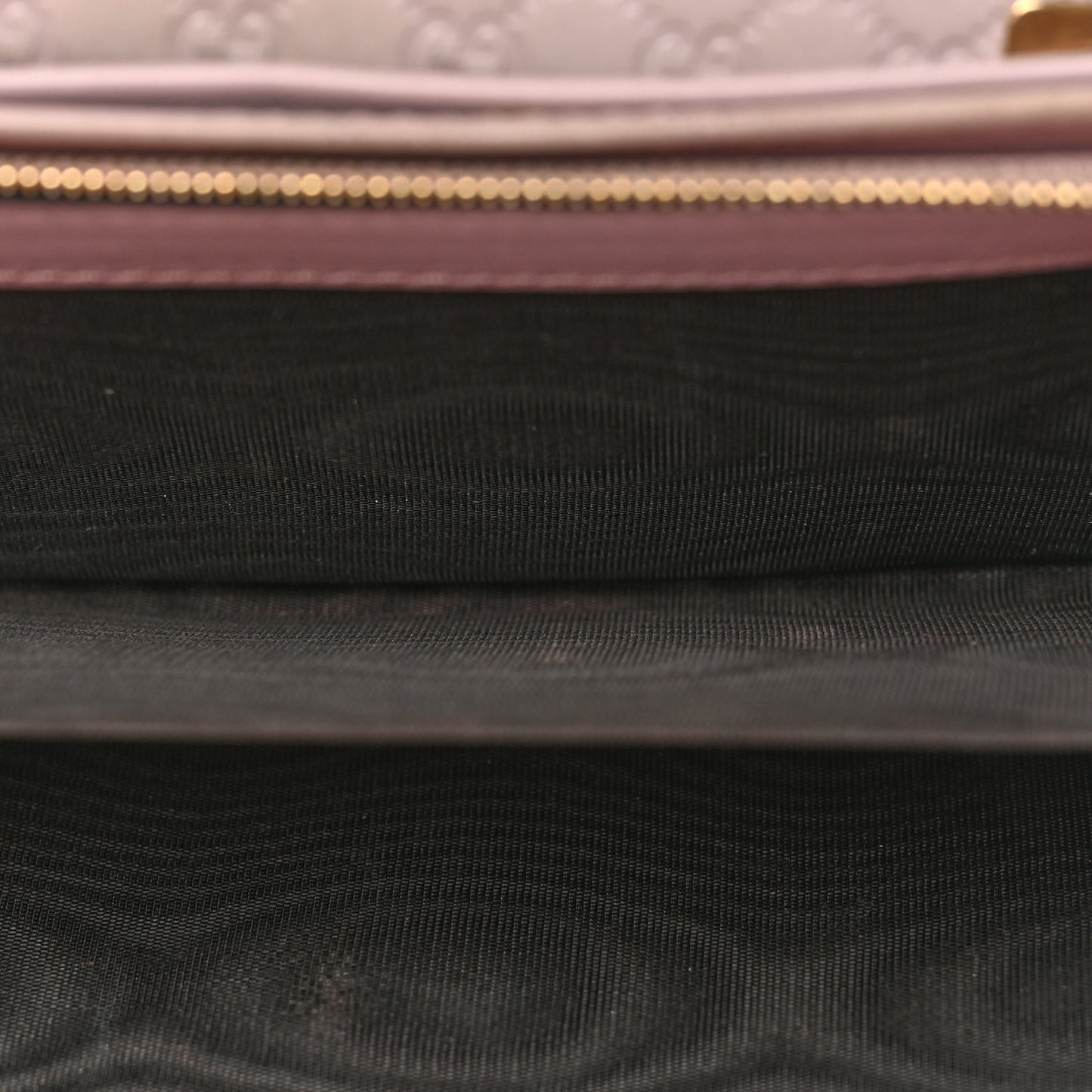 Soft Microguccissima Dice Chain Wallet Mauve