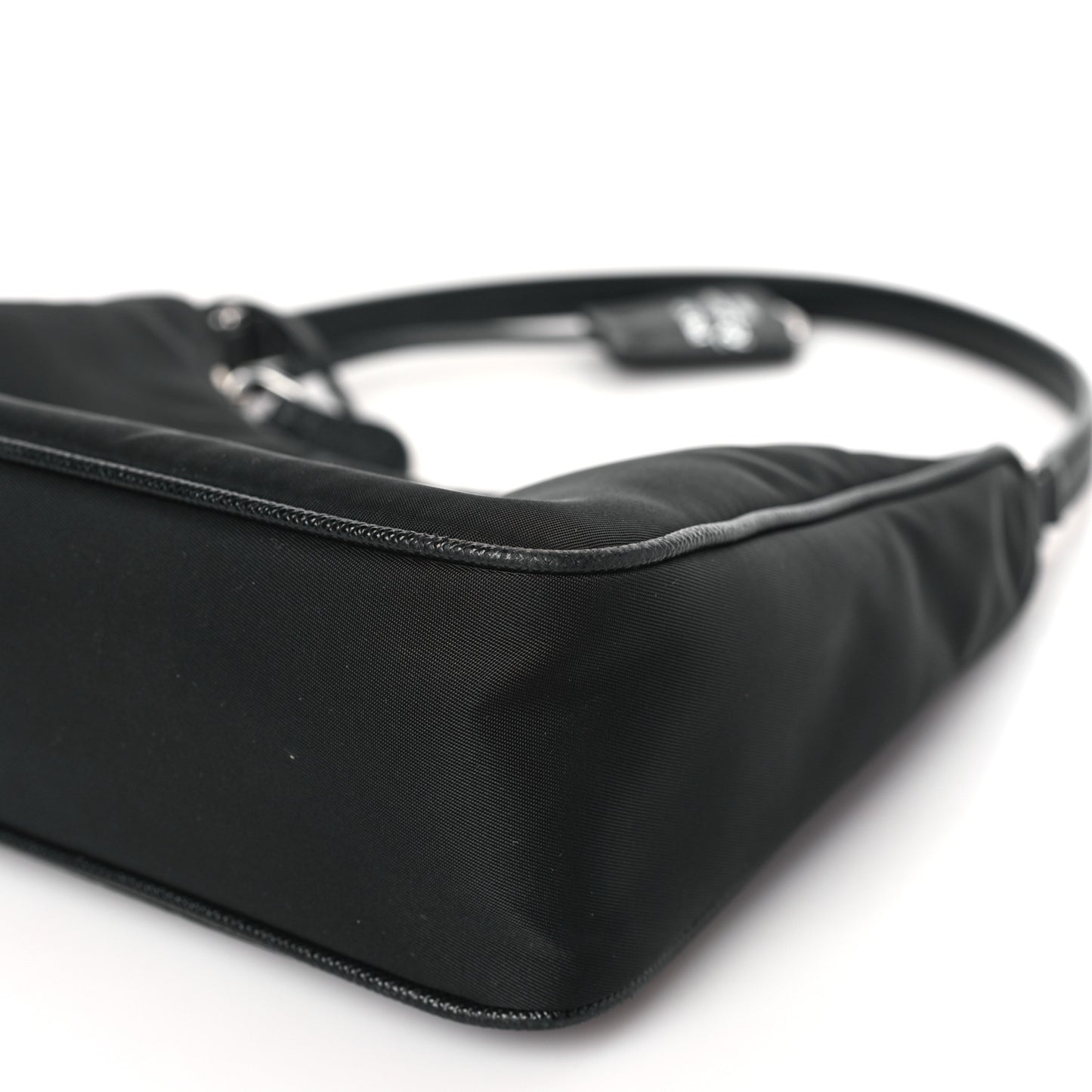 Tessuto Nylon Saffiano Mini Re-Edition 2005 Bag Black