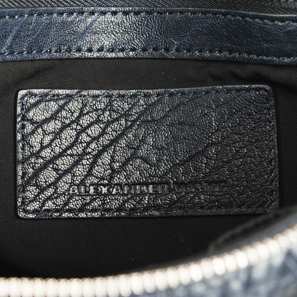 Alexander Wang Pebbled Lambskin Rockie Navy 6 of 8