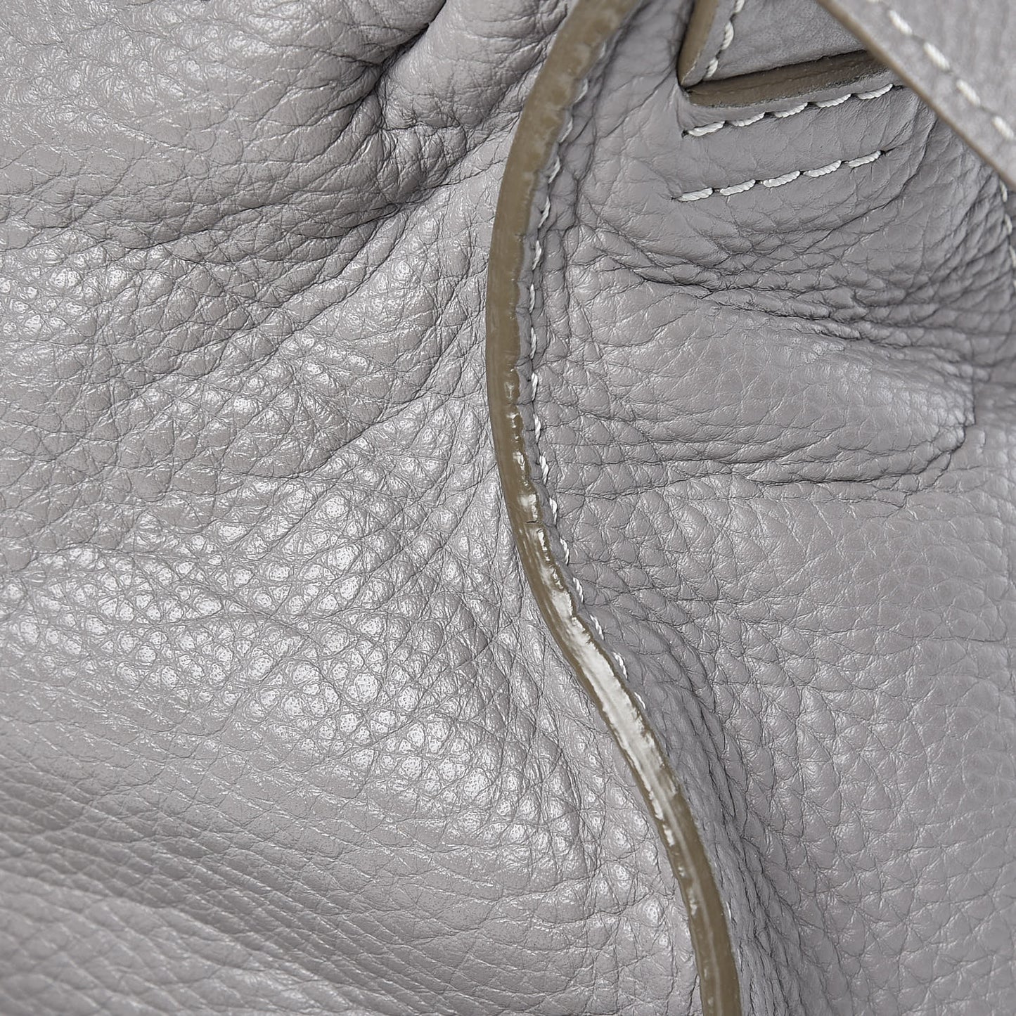 Calfskin Medium Marcie Top Handle Bag Cashmere Grey