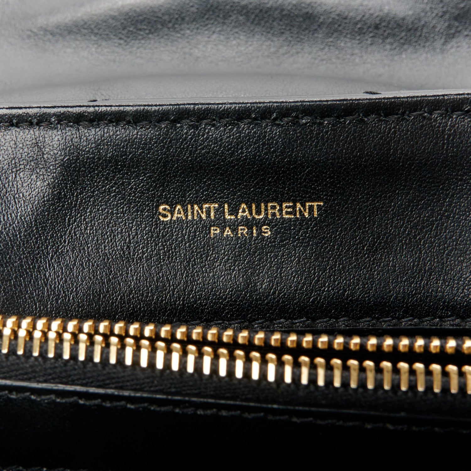 Saint Laurent Calfskin Y Quilted Monogram Small Loulou Chain Satchel Black 6 of 11