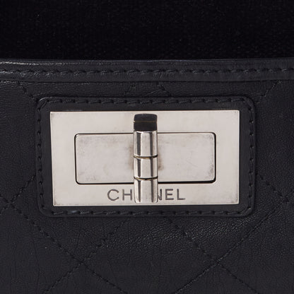 Chanel Sheepskin Velvet Mademoiselle Shoulder Bag Black 7 of 9